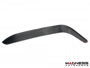 Alfa Romeo Giulia Front Canards - Carbon Fiber - V2 - Feroce Carbon - Sport/ Ti/ Veloce